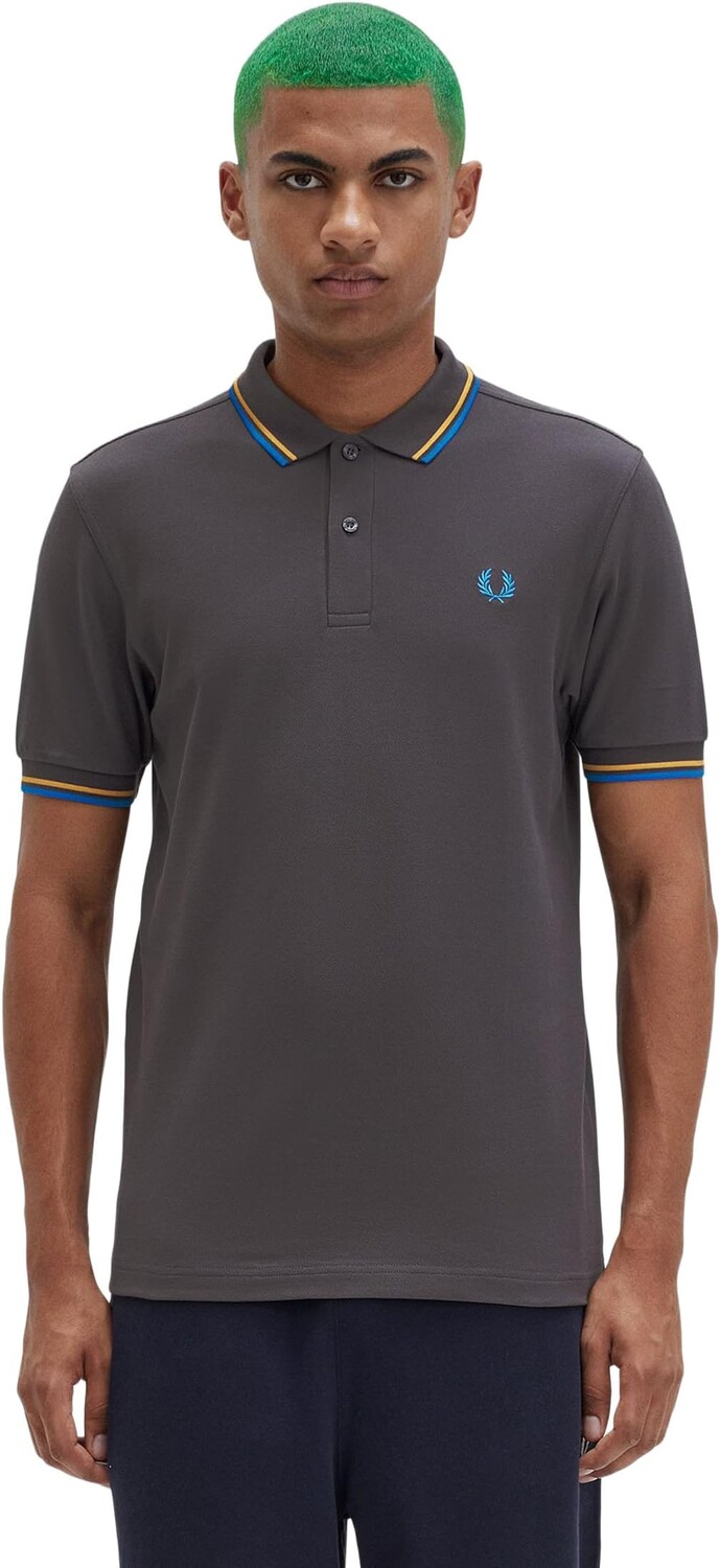 Рубашка-поло Twin Tipped Fred Perry Shirt Fred Perry, цвет Gunmetal/Golden Hour/Kingfisher
Рубашка-поло Twin Tipped Fred Perry Shirt Fred Perry, цвет Gunmetal/Golden Hour/Kingfisher