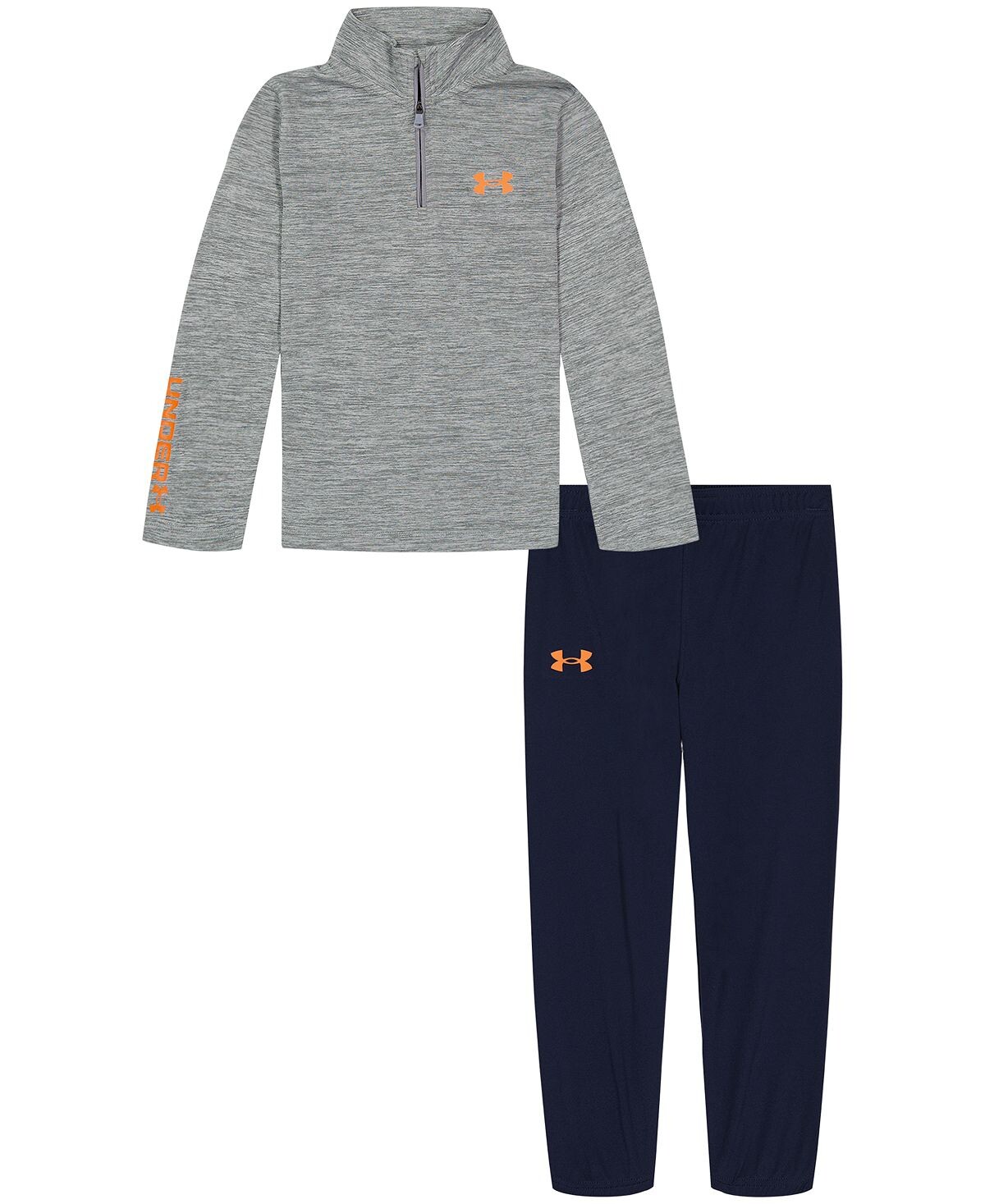Комплект из топа с застежкой-молнией на четверть и джоггеров Little Boys Under Armour
Комплект из топа с застежкой-молнией на четверть и джоггеров Little Boys Under Armour