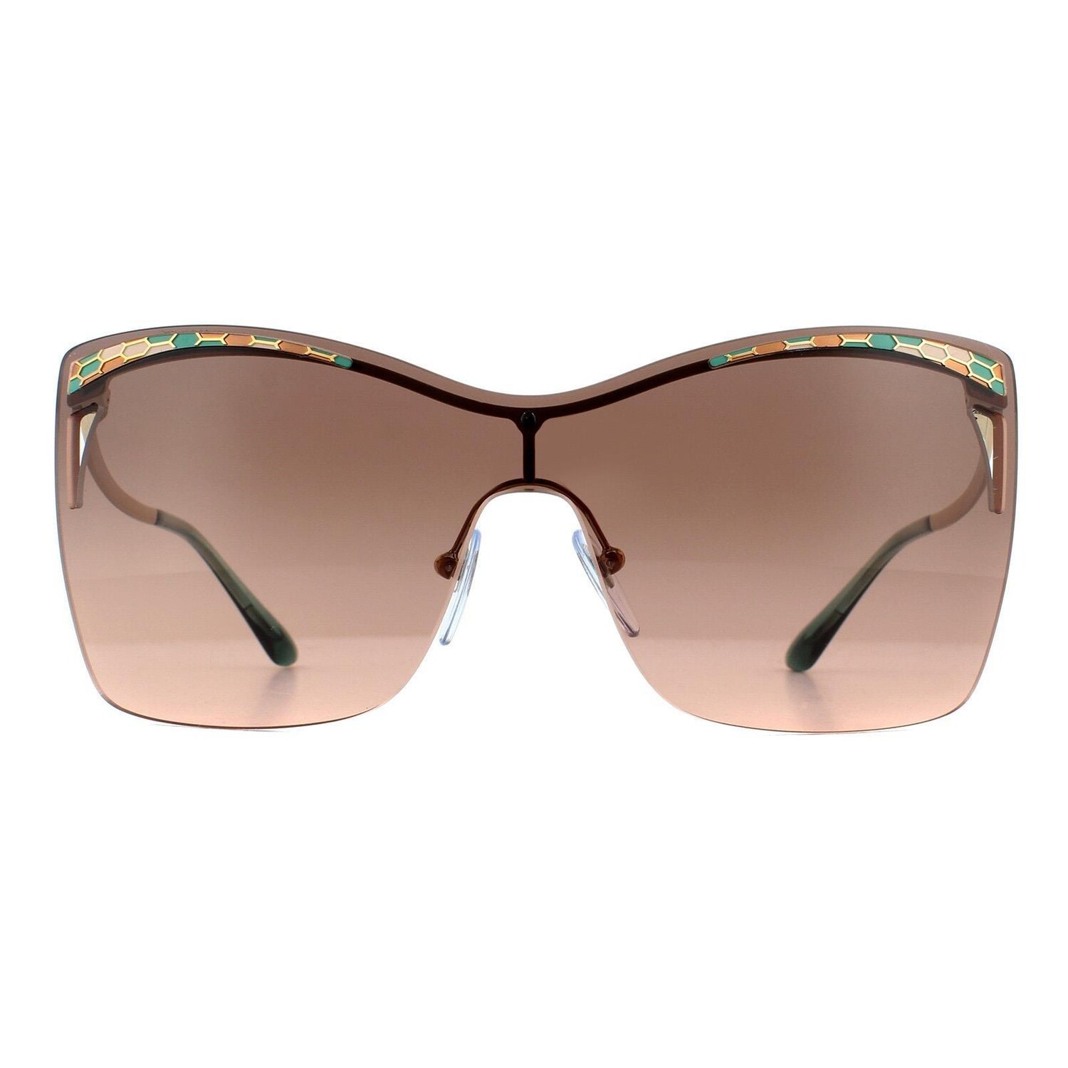 Солнцезащитные очки Shield Rose Gold Pink Gradient Dark Brown BV6138 Bvlgari, золото
Солнцезащитные очки Shield Rose Gold Pink Gradient Dark Brown BV6138 Bvlgari, золото