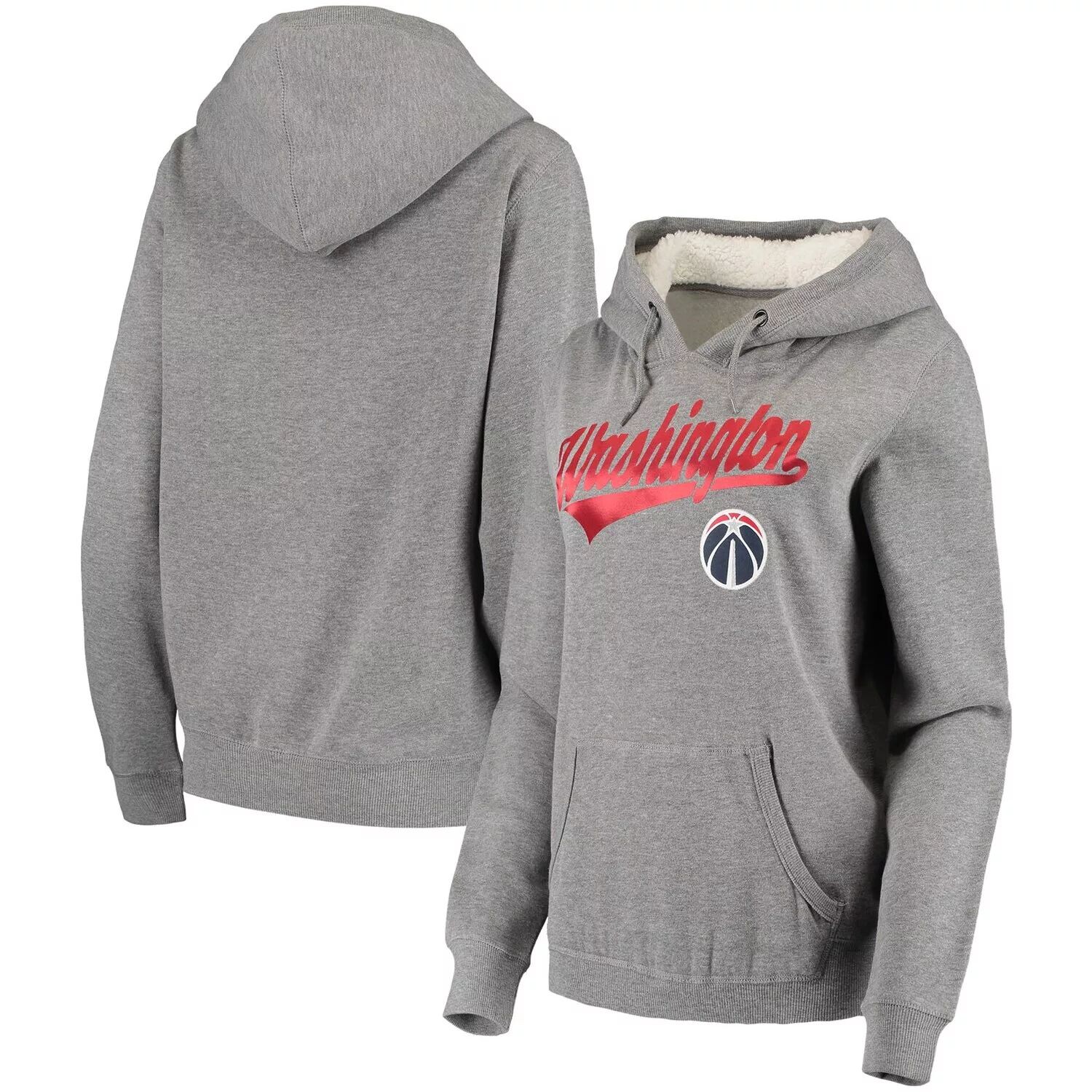 Женский серый пуловер с капюшоном из шерпы New Era Heathered Washington Wizards New Era
Женский серый пуловер с капюшоном из шерпы New Era Heathered Washington Wizards New Era