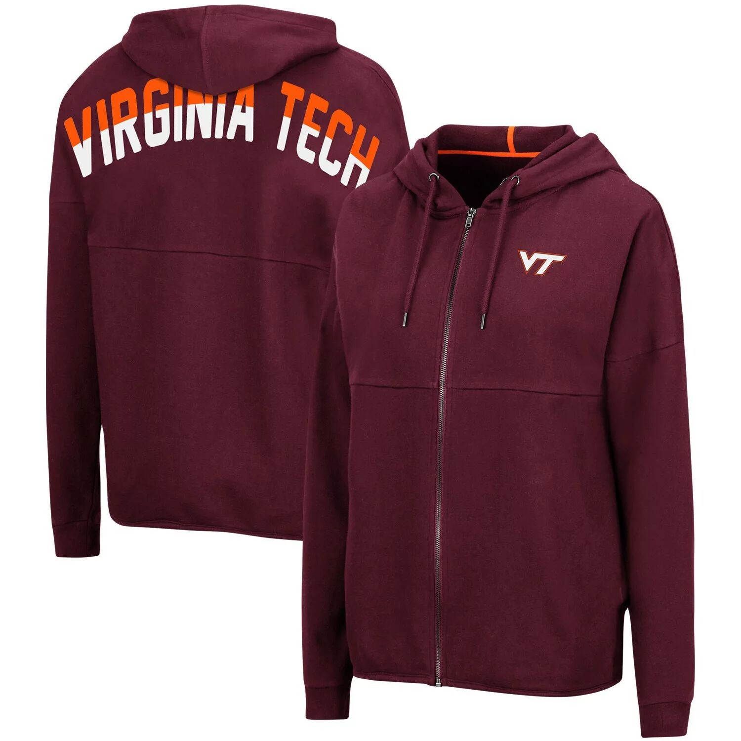 Женская толстовка с капюшоном на молнии во всю длину Colosseum Maroon Virginia Tech Hokies 2-Hit Colosseum
Женская толстовка с капюшоном на молнии во всю длину Colosseum Maroon Virginia Tech Hokies 2-Hit Colosseum