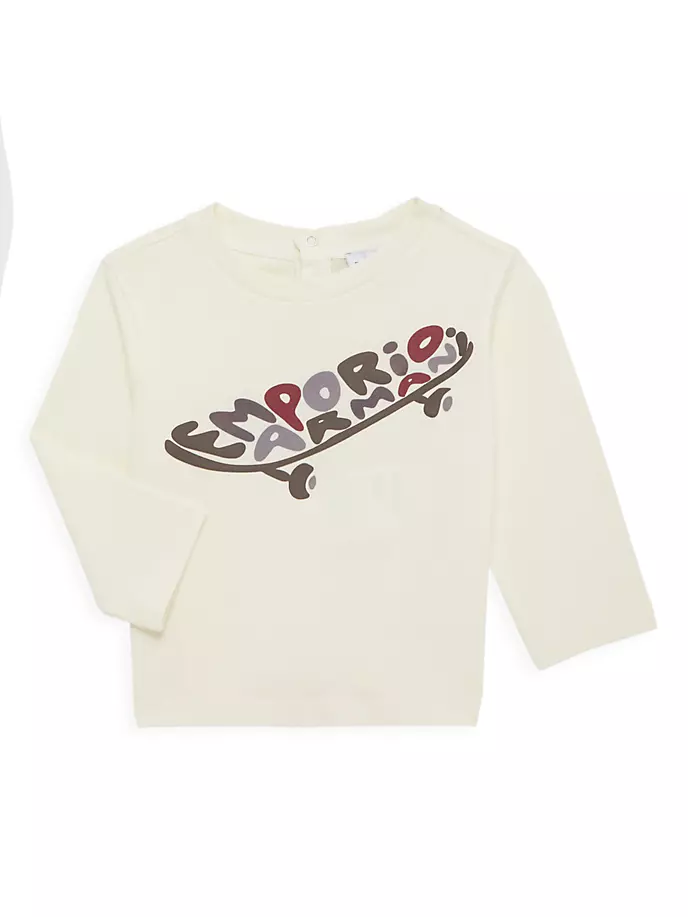 Футболка с длинными рукавами и логотипом Baby's Emporio Armani, цвет cream
Футболка с длинными рукавами и логотипом Baby's Emporio Armani, цвет cream