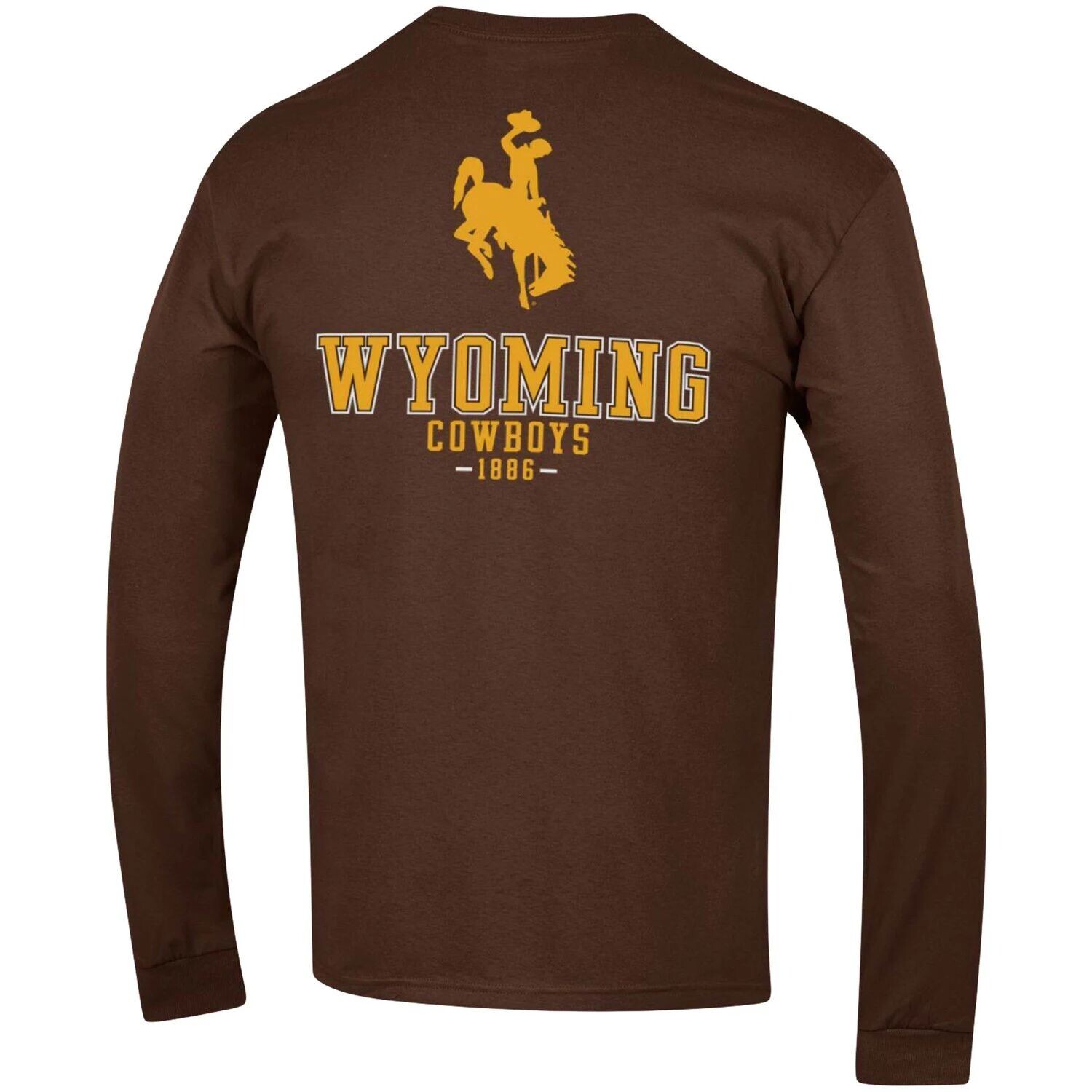 Мужская коричневая футболка с длинным рукавом Wyoming Cowboys Team Stack Champion, Коричневый
Мужская коричневая футболка с длинным рукавом Wyoming Cowboys Team Stack Champion, Коричневый