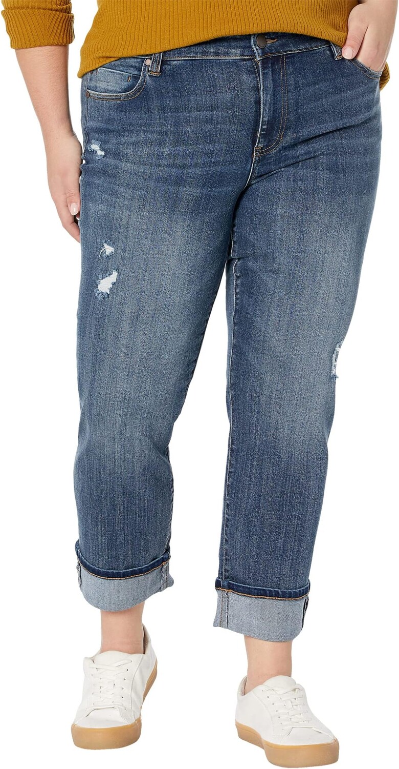 Джинсы Plus Size Marley Girlfriend Eco Jeans w/ Cuffed 27" Rolled/30" in Blue Mesa Liverpool Los Angeles, цвет Blue Mesa
Джинсы Plus Size Marley Girlfriend Eco Jeans w/ Cuffed 27" Rolled/30" in Blue Mesa Liverpool Los Angeles, цвет Blue Mesa