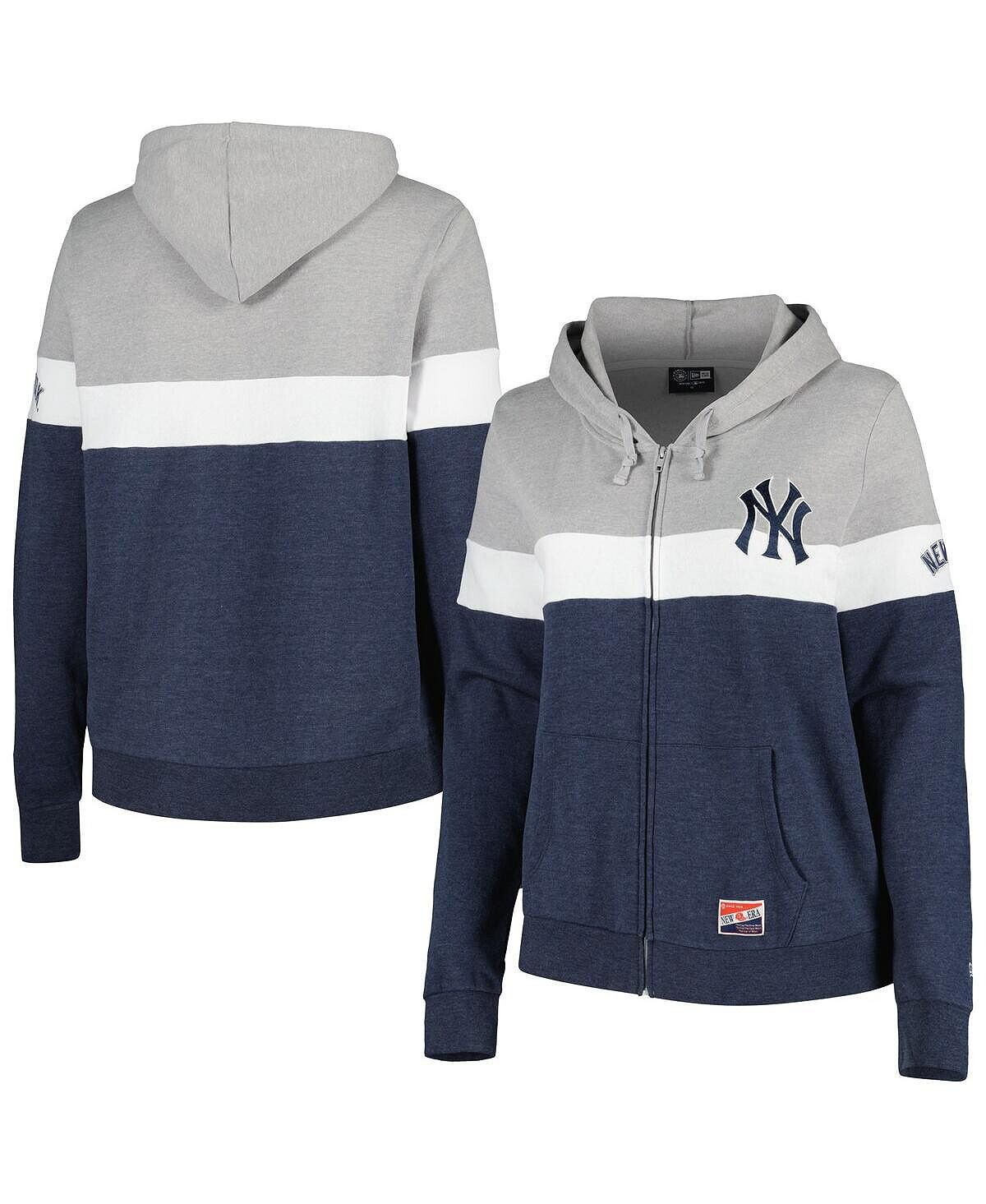 Женская темно-синяя толстовка с молнией во всю длину New York Yankees больших размеров с цветными блоками New Era, темно-синий
Женская темно-синяя толстовка с молнией во всю длину New York Yankees больших размеров с цветными блоками New Era, темно-синий
