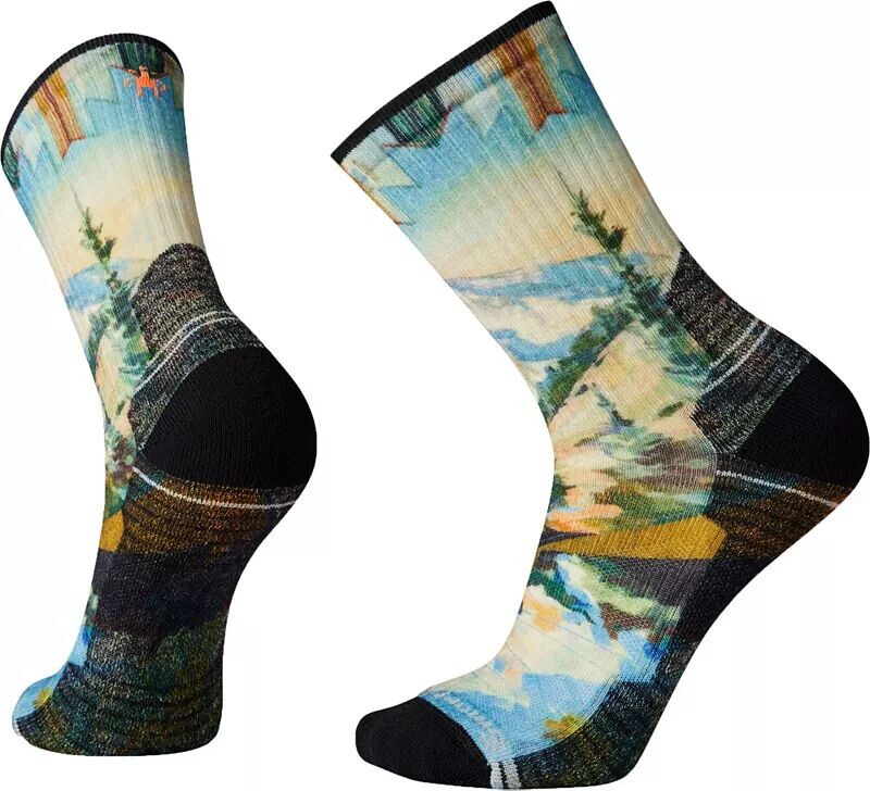 Мужские носки Smartwool с легкими подушками и горным принтом для походов и экипажа
Мужские носки Smartwool с легкими подушками и горным принтом для походов и экипажа