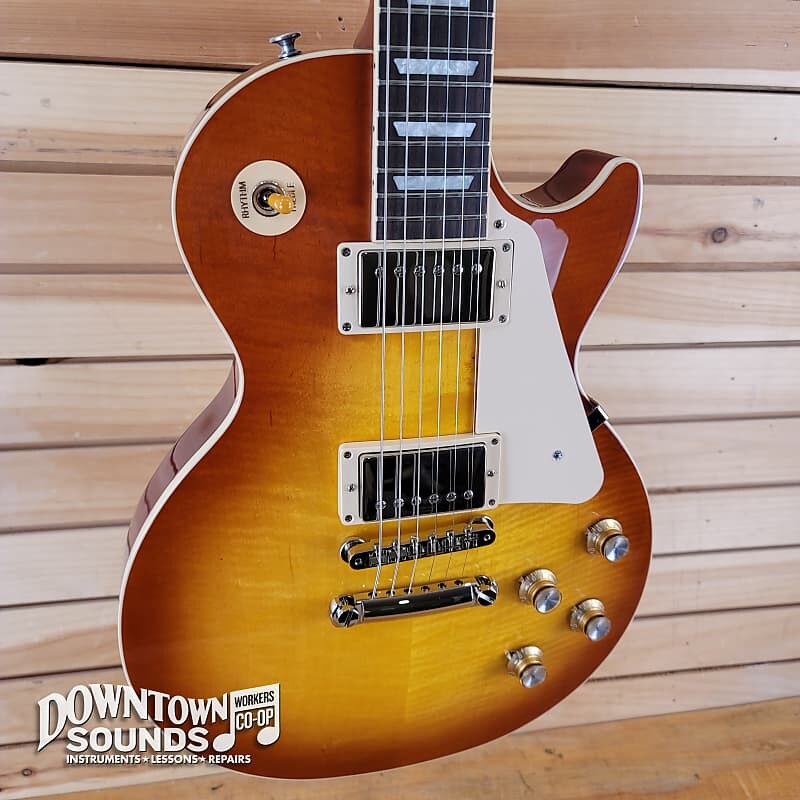 Электрогитара Gibson Les Paul Standard 60s Figured Top with Gibson Hardshell Case - Unburst
Электрогитара Gibson Les Paul Standard 60s Figured Top with Gibson Hardshell Case - Unburst