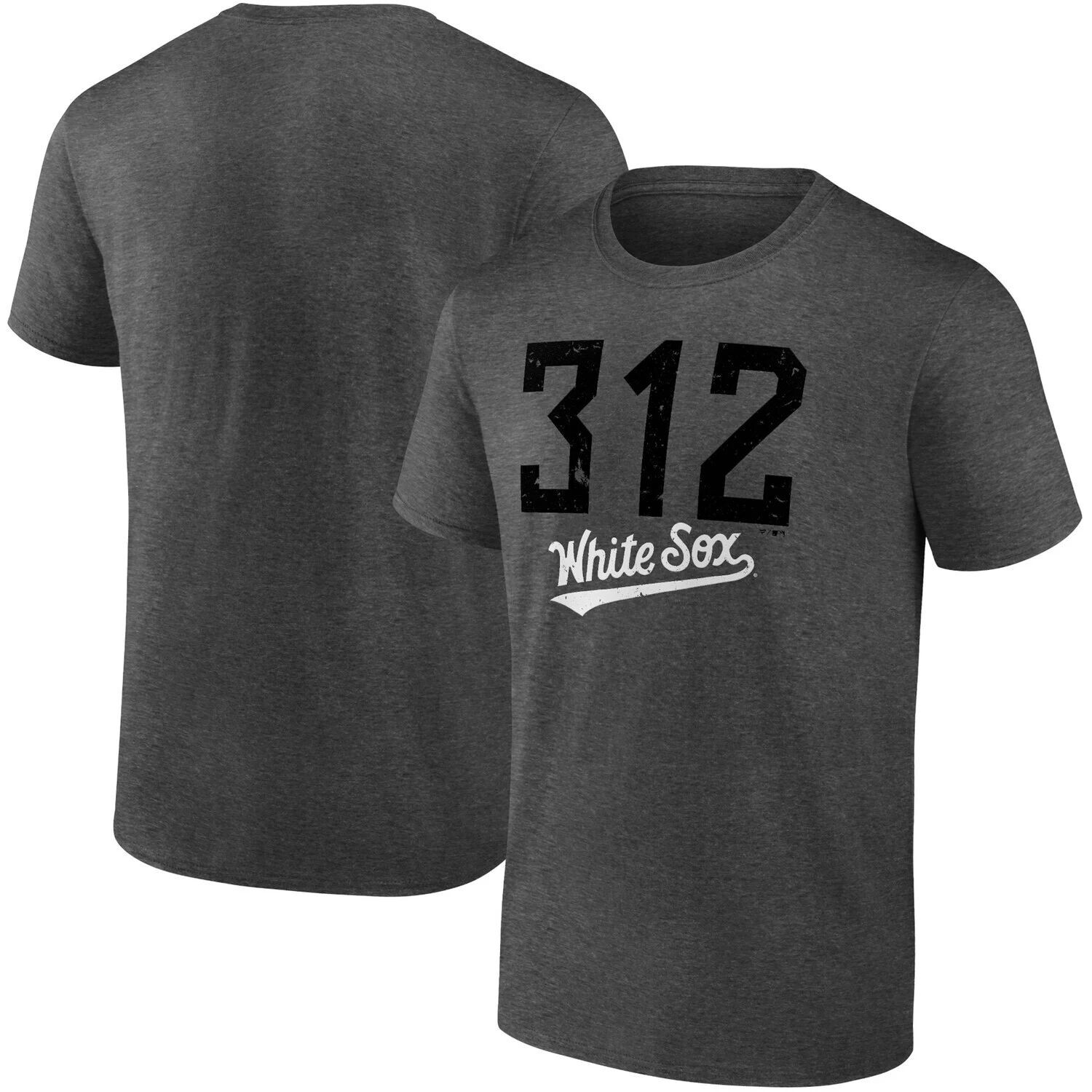 Мужская футболка Fanatics Branded Heathered Charcoal Chicago White Sox Hometown Collection The 312
Мужская футболка Fanatics Branded Heathered Charcoal Chicago White Sox Hometown Collection The 312