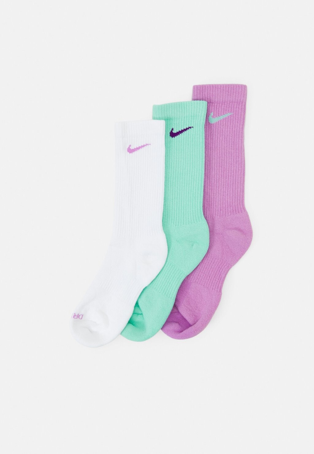 Спортивные носки Nike Everyday Plus Cush Crew Unisex 3 Pack, мечта фуксии/изумрудный подъем/белый/фиолетовый диско
Спортивные носки Nike Everyday Plus Cush Crew Unisex 3 Pack, мечта фуксии/изумрудный подъем/белый/фиолетовый диско