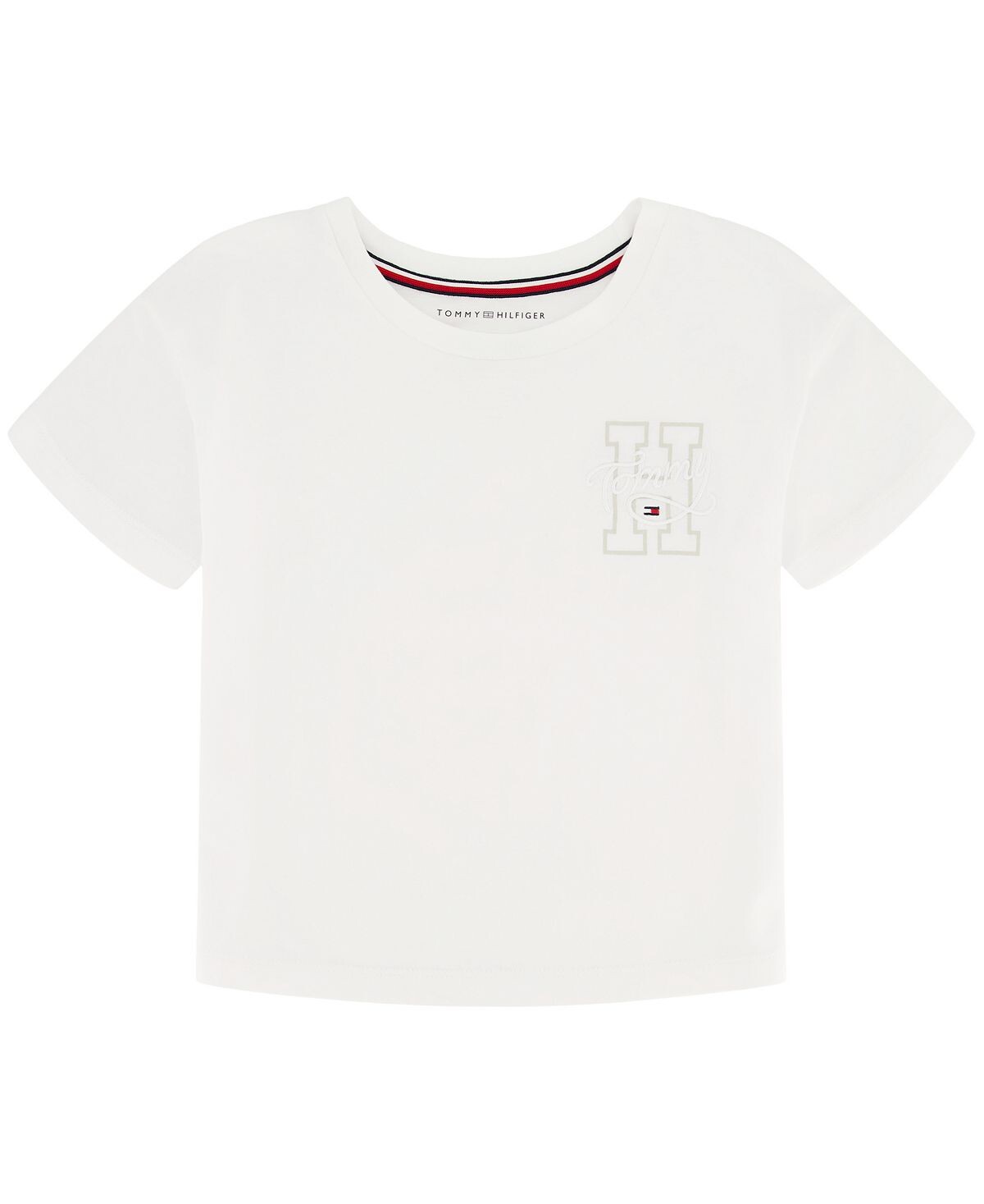 Футболка свободного кроя с короткими рукавами и надписью Big Girls Tommy Hilfiger
Футболка свободного кроя с короткими рукавами и надписью Big Girls Tommy Hilfiger