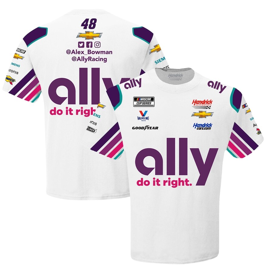 Футболка с коротким рукавом Hendrick Motorsports Team Collection Alex Bowman, белый
Футболка с коротким рукавом Hendrick Motorsports Team Collection Alex Bowman, белый