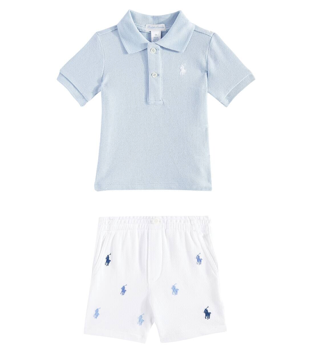 Комплект из детской хлопковой рубашки-поло и шорт Polo Ralph Lauren Kids, цвет estate blue
Комплект из детской хлопковой рубашки-поло и шорт Polo Ralph Lauren Kids, цвет estate blue