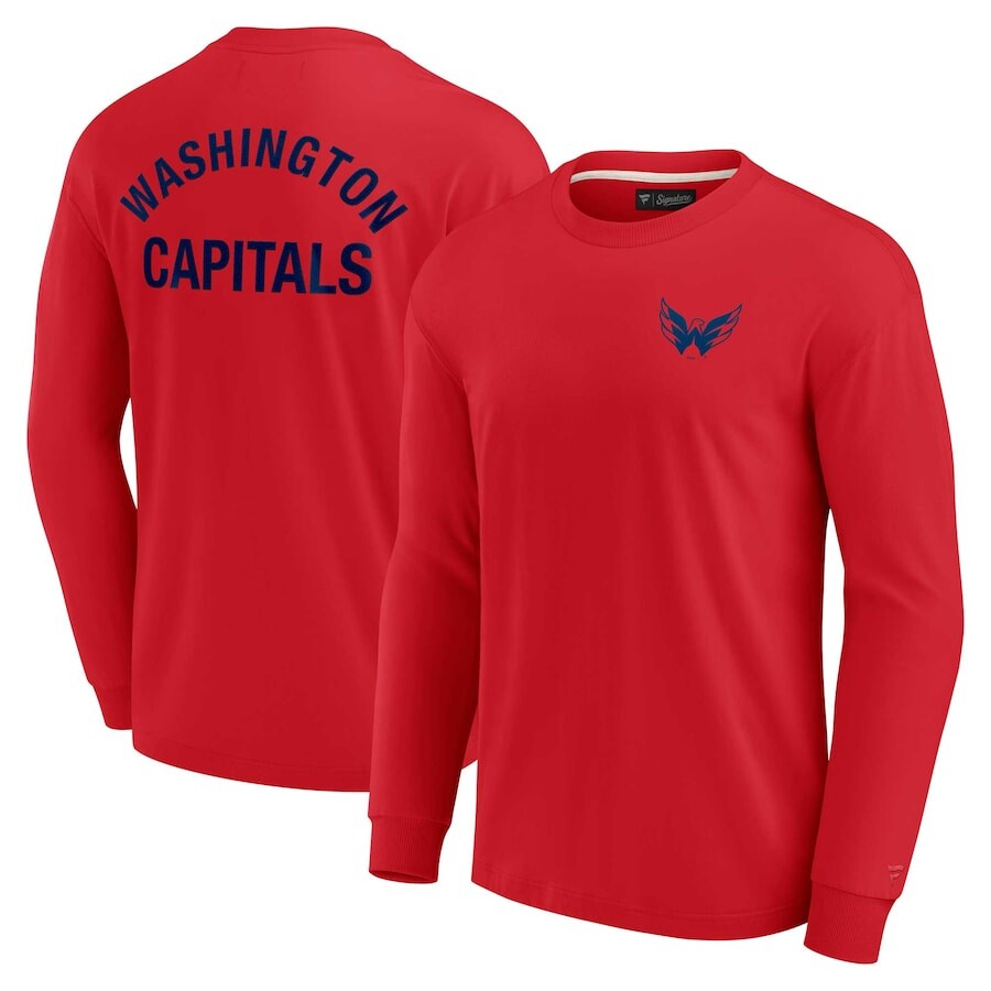 Футболка с длинным рукавом Fanatics Signature Washington Capitals, красный
Футболка с длинным рукавом Fanatics Signature Washington Capitals, красный
