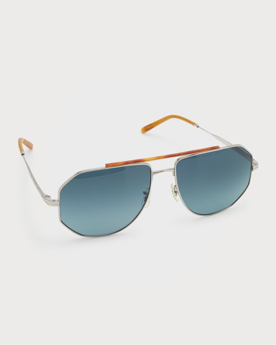 Мужские солнцезащитные очки-авиаторы из титана Brunello Cucinelli & Oliver Peoples
Мужские солнцезащитные очки-авиаторы из титана Brunello Cucinelli & Oliver Peoples