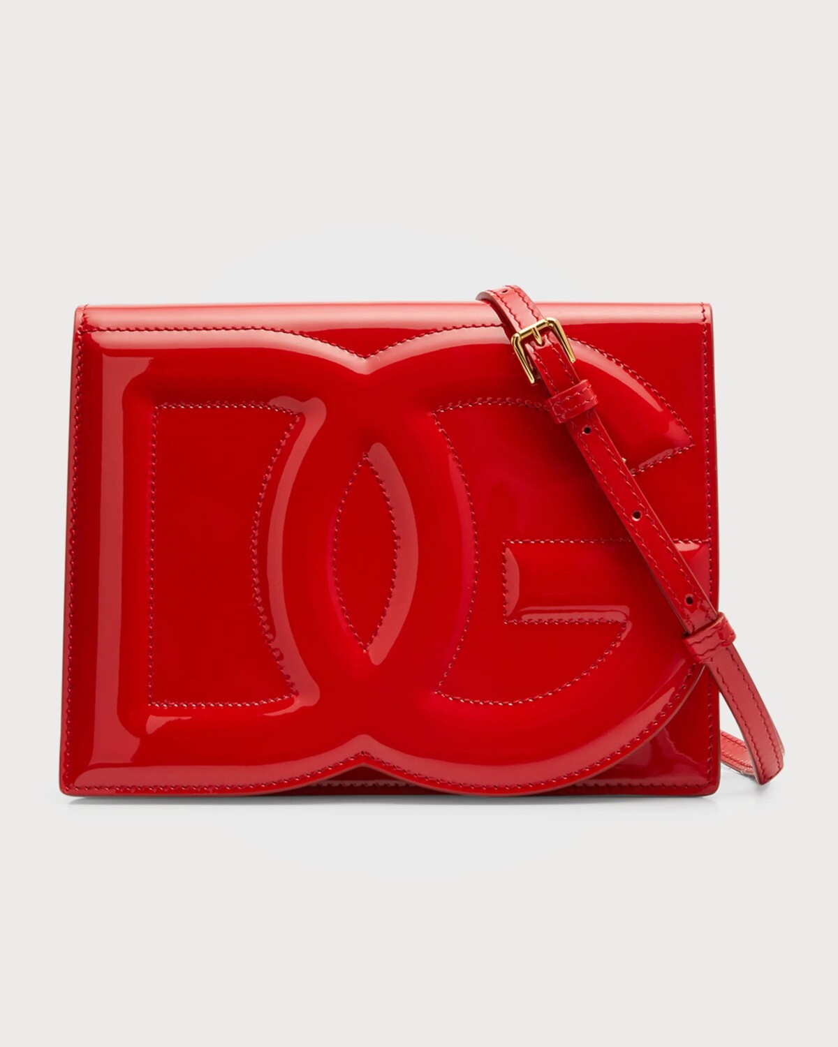 Кожаная сумка на плечо Vernice DG с логотипом и клапаном Dolce&Gabbana, цвет Rosso
Кожаная сумка на плечо Vernice DG с логотипом и клапаном Dolce&Gabbana, цвет Rosso