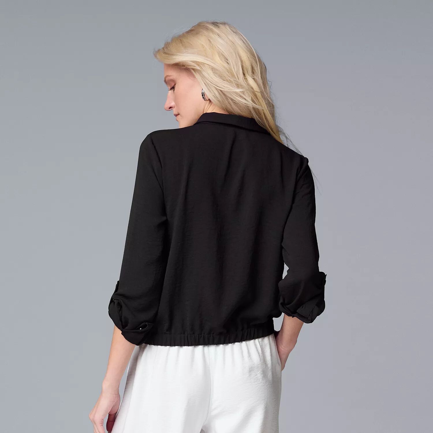 Женская рубашка Simply Vera Vera Wang с завязывающимся язычком и узлом спереди Simply Vera Vera Wang
Женская рубашка Simply Vera Vera Wang с завязывающимся язычком и узлом спереди Simply Vera Vera Wang