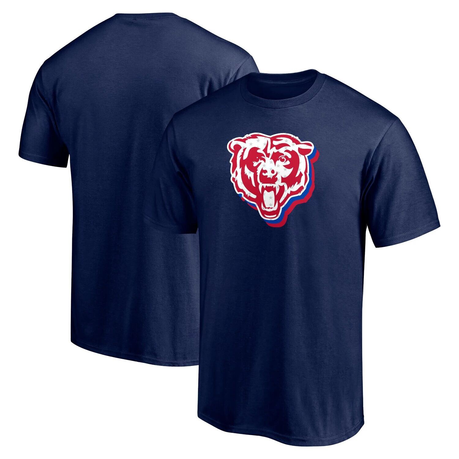 Мужская темно-синяя футболка Fanatics с логотипом Chicago Bears, красно-белая и командная футболка
Мужская темно-синяя футболка Fanatics с логотипом Chicago Bears, красно-белая и командная футболка