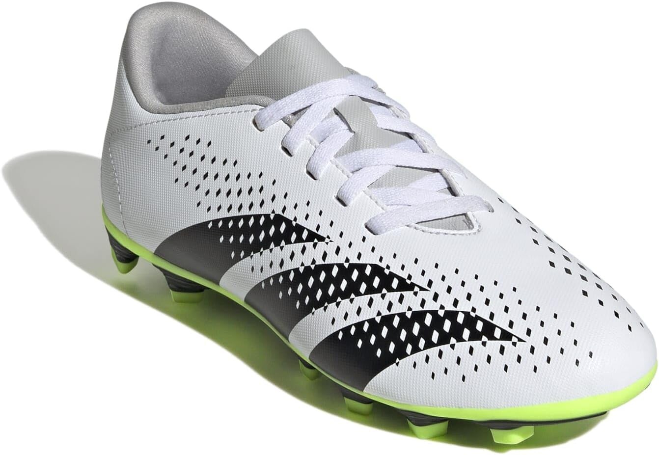 Бутсы Soccer Predator Accuracy.4 Firm Ground adidas, цвет Footwear White/Core Black/Lucid Lemon 1
Бутсы Soccer Predator Accuracy.4 Firm Ground adidas, цвет Footwear White/Core Black/Lucid Lemon 1