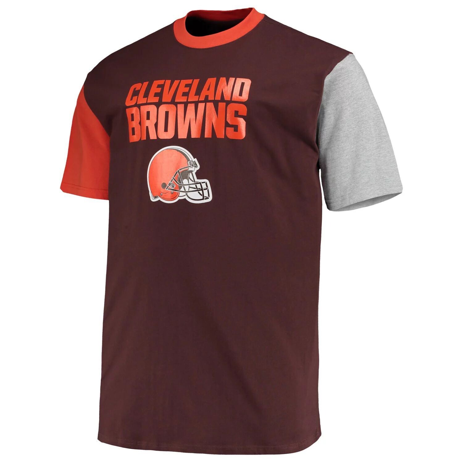 Мужская коричнево-оранжевая футболка Cleveland Browns Big & Tall с цветными блоками, Оранжевый
Мужская коричнево-оранжевая футболка Cleveland Browns Big & Tall с цветными блоками, Оранжевый