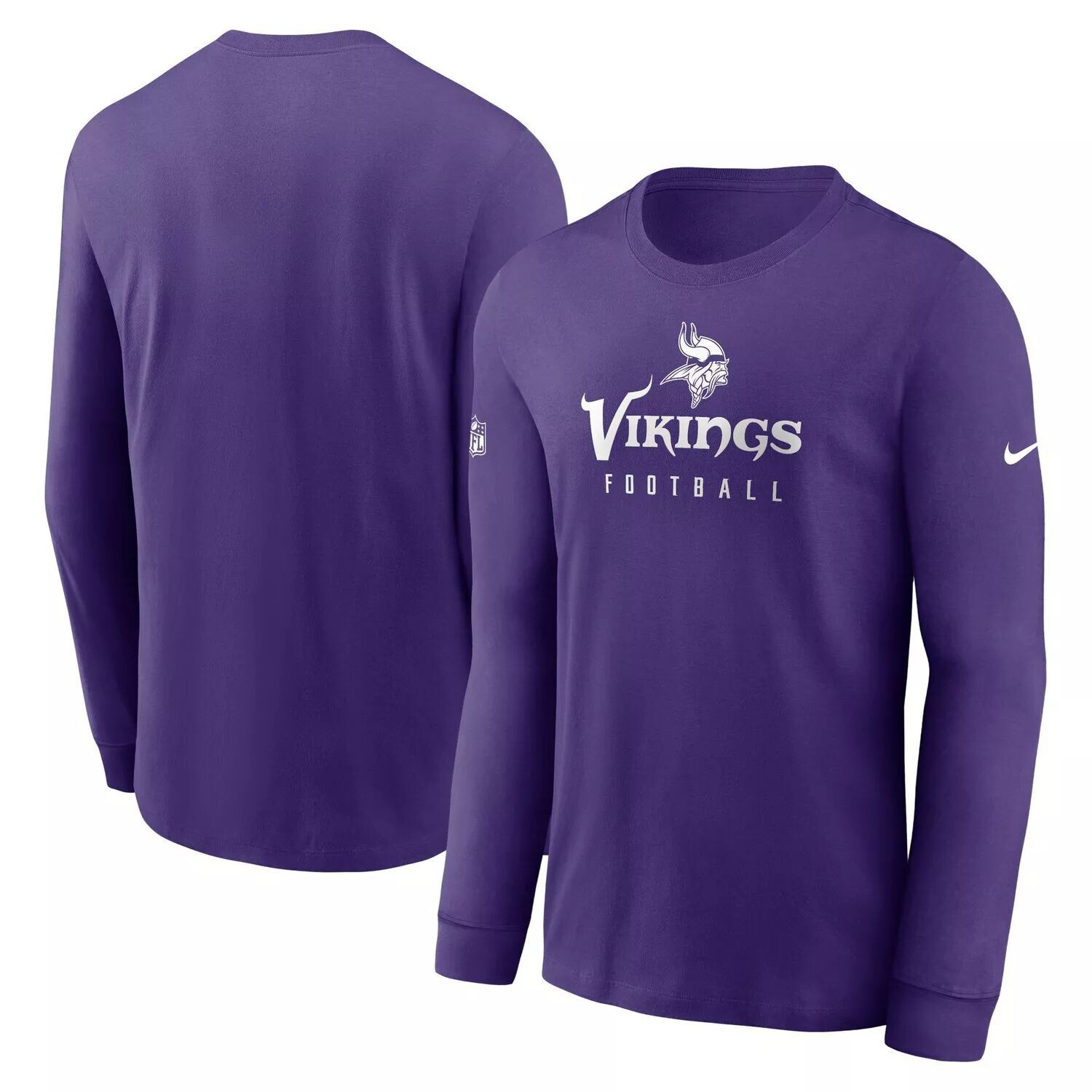 Мужская фиолетовая футболка с длинным рукавом Minnesota Vikings Sideline Performance Nike
Мужская фиолетовая футболка с длинным рукавом Minnesota Vikings Sideline Performance Nike