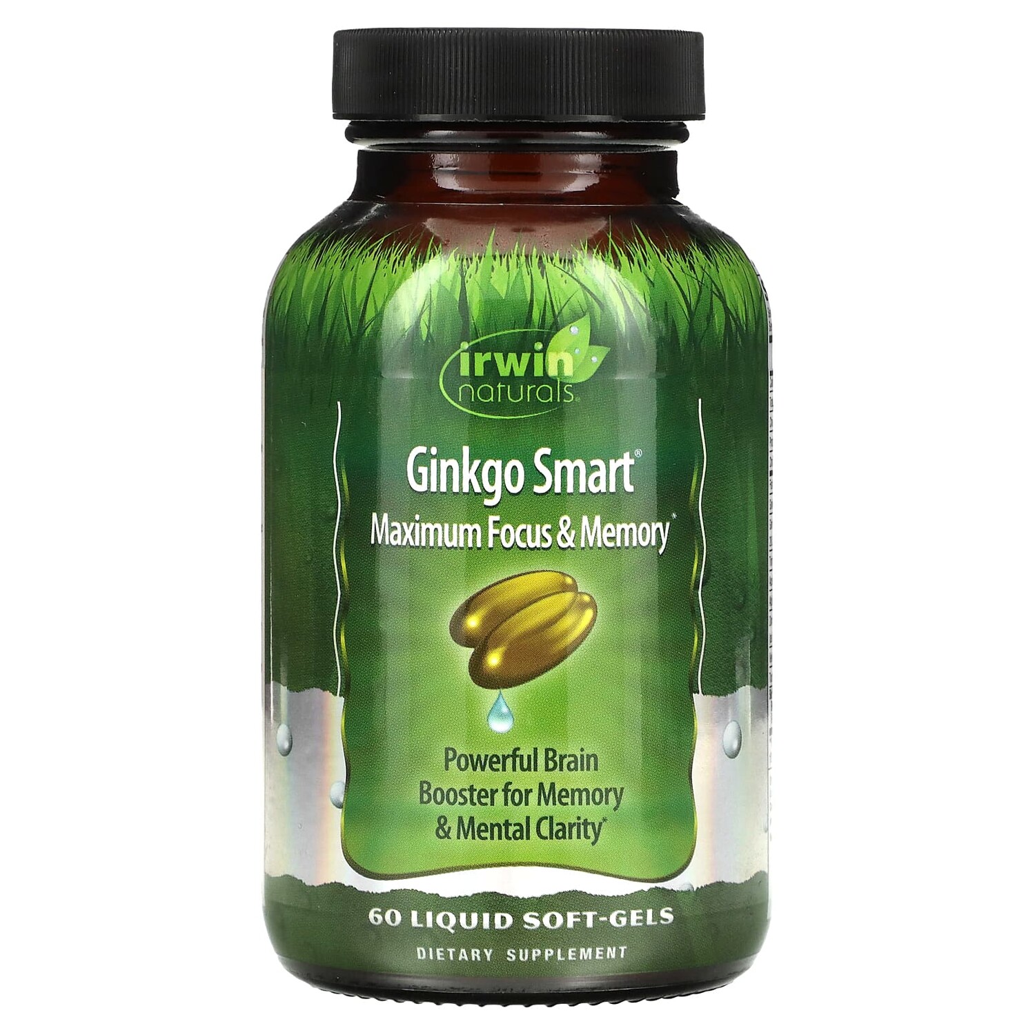Ginkgo Smart, максимальная концетрация и память, 60 жидких капсул, Irwin Naturals
Ginkgo Smart, максимальная концетрация и память, 60 жидких капсул, Irwin Naturals
