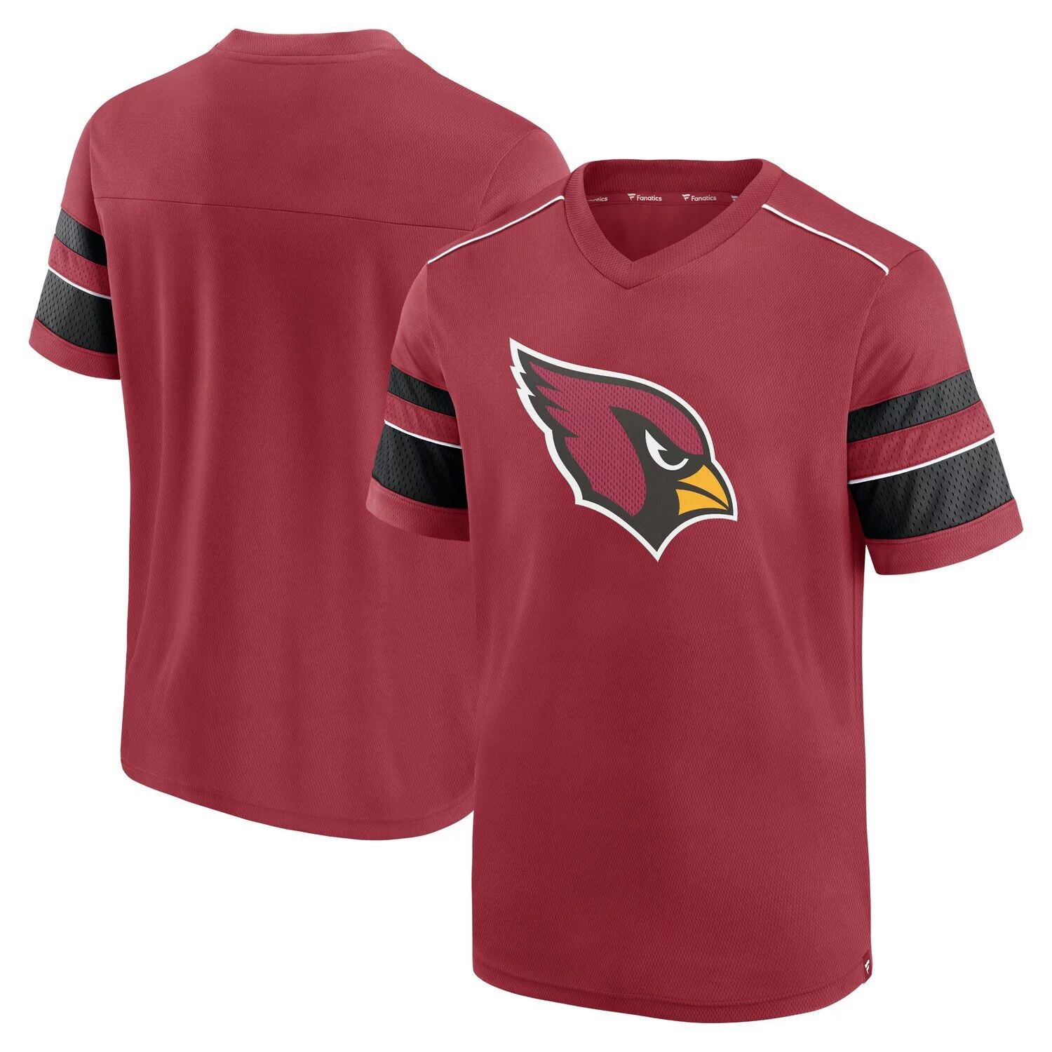 Мужская фирменная футболка Cardinal Arizona Cardinals с фактурной решеткой и v-образным вырезом Fanatics
Мужская фирменная футболка Cardinal Arizona Cardinals с фактурной решеткой и v-образным вырезом Fanatics
