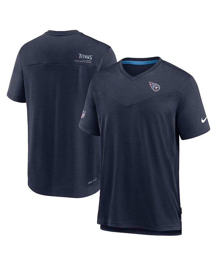 Мужская темно-синяя футболка с v-образным вырезом и логотипом Tennessee Titans Sideline Coach Chevron Lock Up Performance Nike, синий
Мужская темно-синяя футболка с v-образным вырезом и логотипом Tennessee Titans Sideline Coach Chevron Lock Up Performance Nike, синий