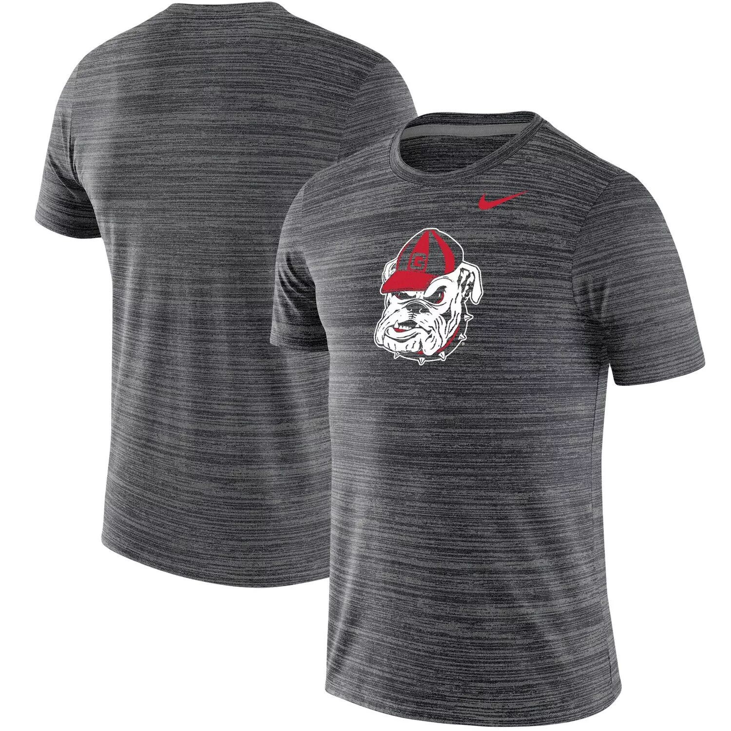 Мужская черная футболка с логотипом Georgia Bulldogs Throwback Logo Velocity Legend Performance Nike, Черный
Мужская черная футболка с логотипом Georgia Bulldogs Throwback Logo Velocity Legend Performance Nike, Черный