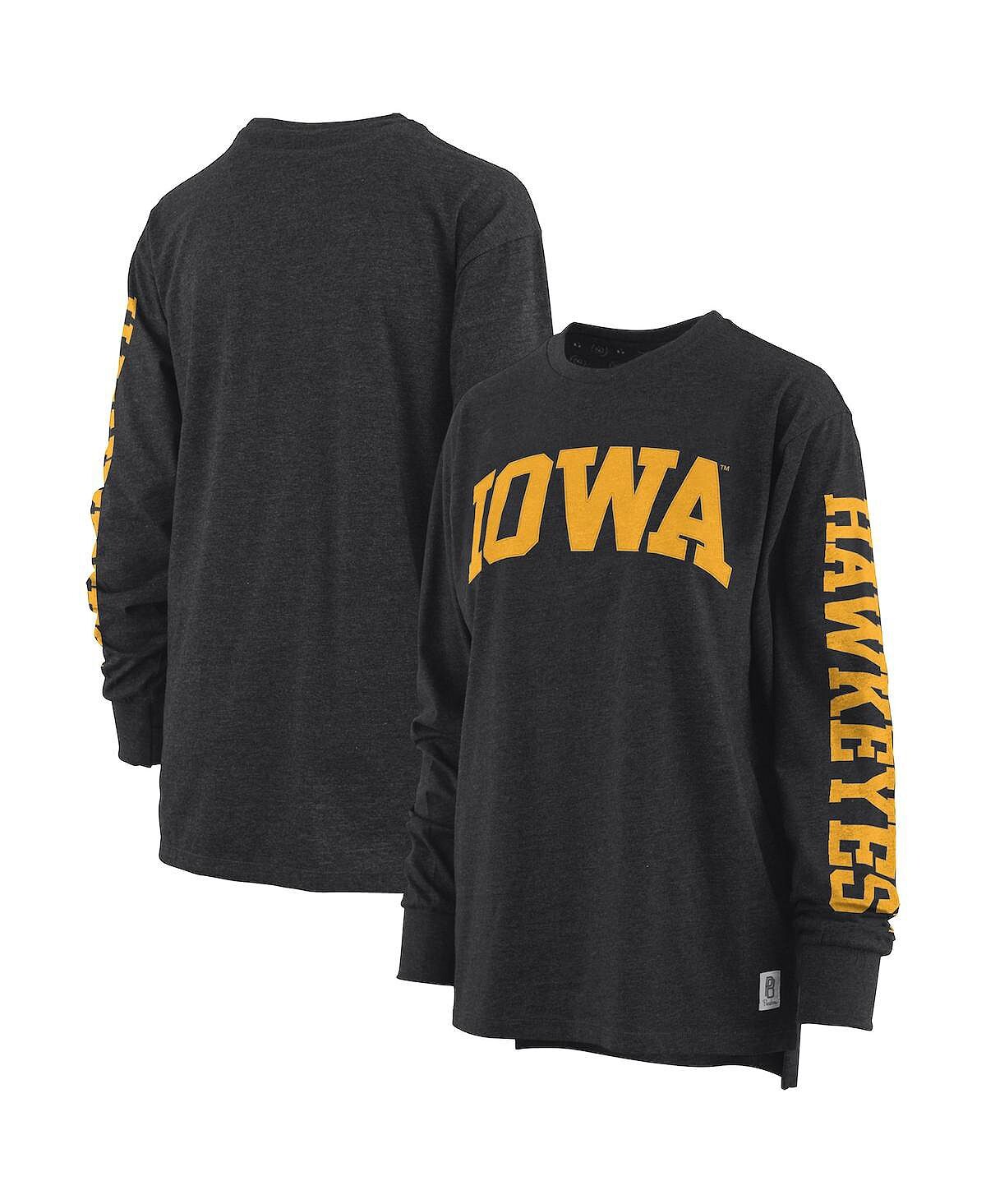 Женская черная футболка с длинными рукавами Iowa Hawkeyes Plus Size Two-Hit Canyon Pressbox, черный
Женская черная футболка с длинными рукавами Iowa Hawkeyes Plus Size Two-Hit Canyon Pressbox, черный