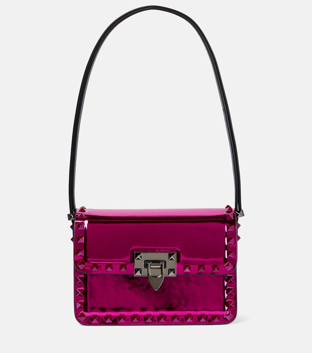 Сумка через плечо Rockstud из металлизированной кожи Valentino Garavani, фиолетовый
Сумка через плечо Rockstud из металлизированной кожи Valentino Garavani, фиолетовый