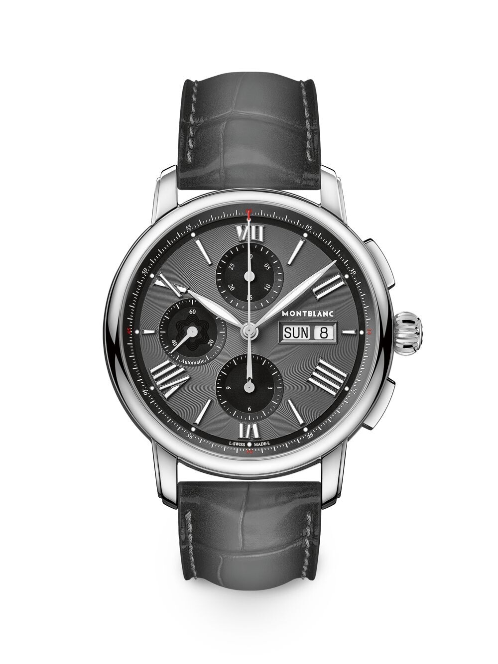 Часы с хронографом Star Legacy из нержавеющей стали и ремешком из кожи аллигатора Montblanc, черный
Часы с хронографом Star Legacy из нержавеющей стали и ремешком из кожи аллигатора Montblanc, черный