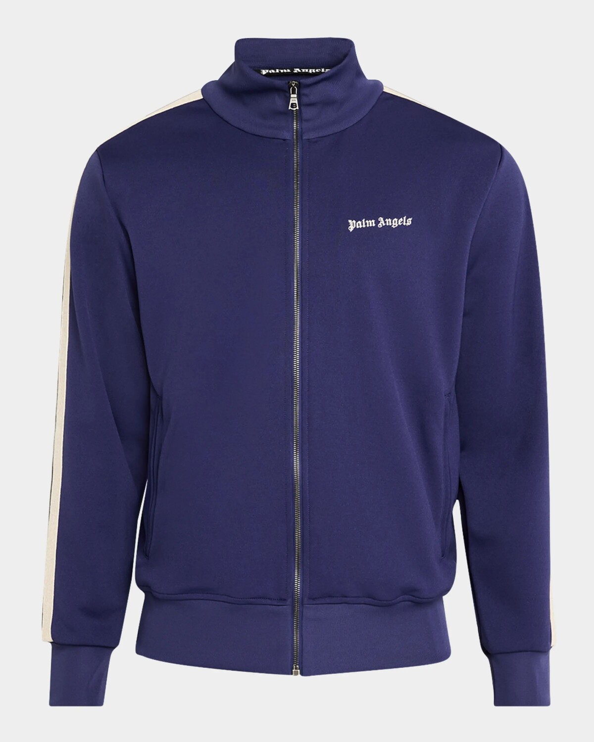 Мужская классическая спортивная куртка с логотипом Palm Angels, цвет Navy Blue Off White
Мужская классическая спортивная куртка с логотипом Palm Angels, цвет Navy Blue Off White