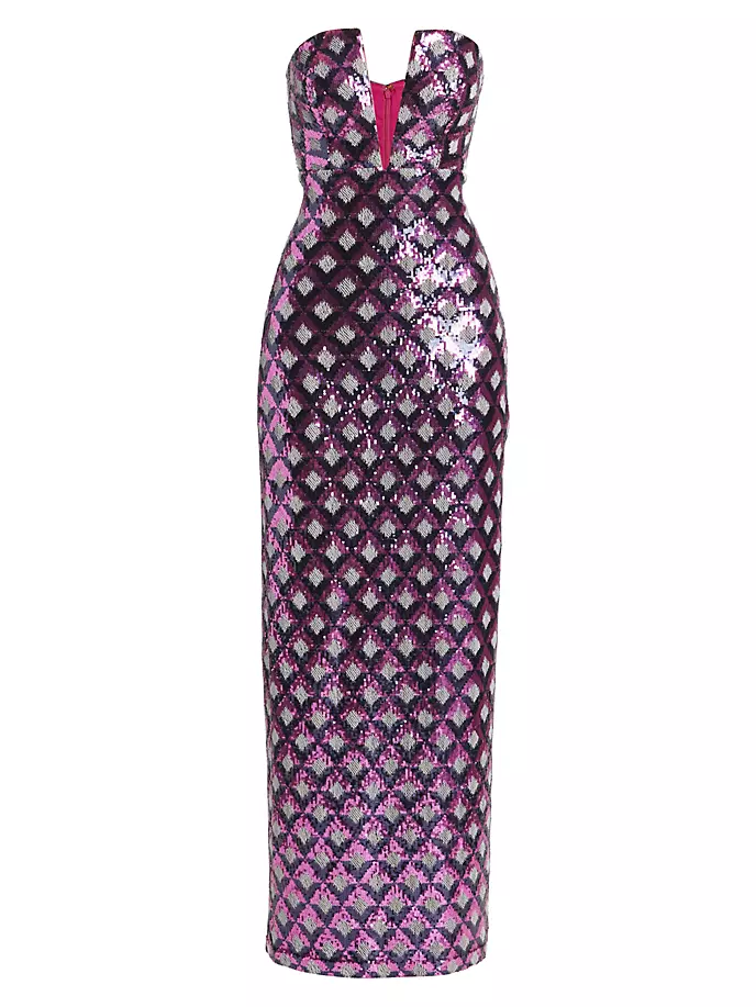 Платье без бретелек Ramona с геометрическим узором и пайетками Ramy Brook, цвет pink orchid check mate
Платье без бретелек Ramona с геометрическим узором и пайетками Ramy Brook, цвет pink orchid check mate