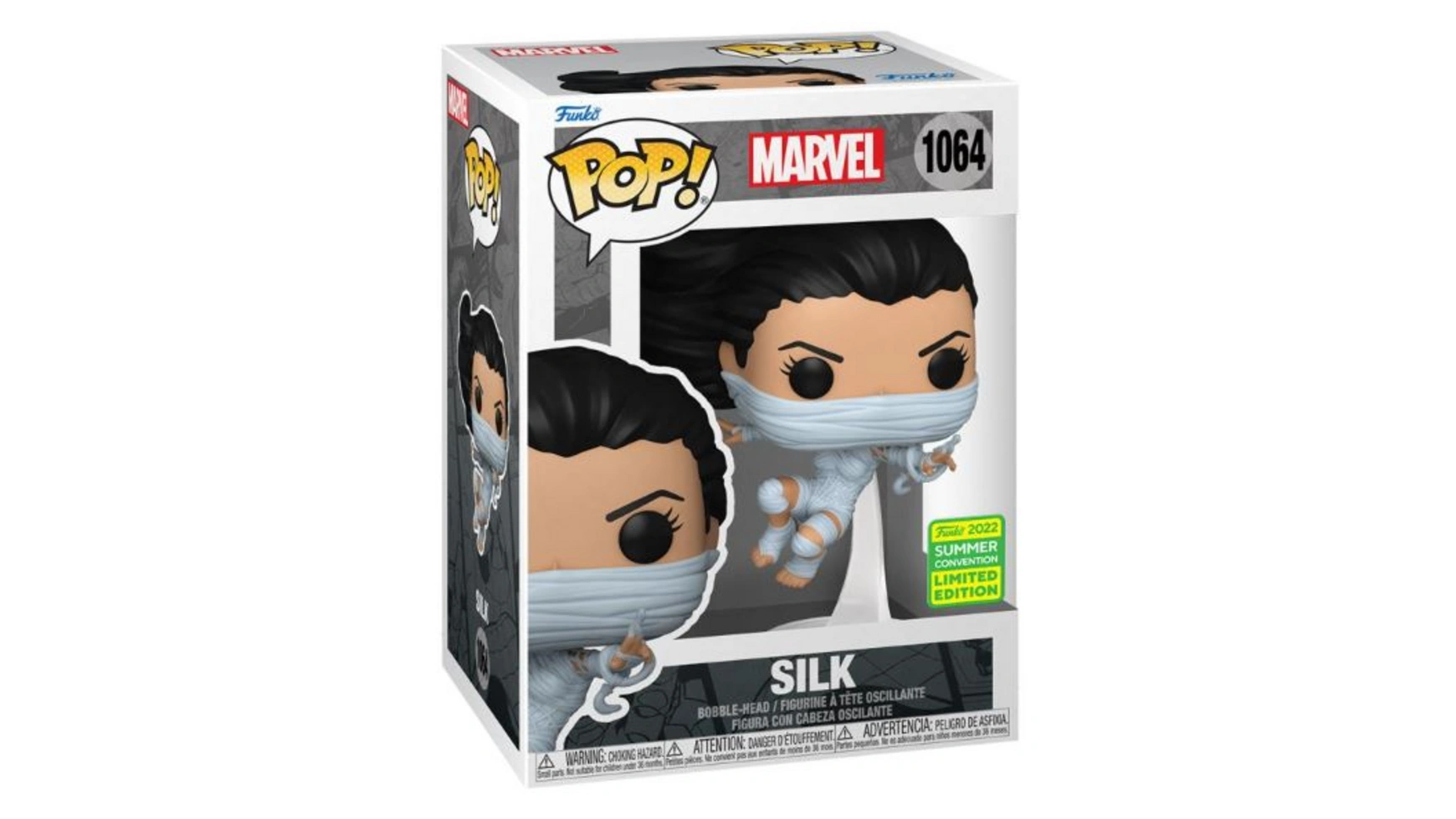 Funko - Pop! Комиксы Marvel Шелк (Удивительный Человек-Паук), эксклюзивный винил SDCC 2022 г
Funko - Pop! Комиксы Marvel Шелк (Удивительный Человек-Паук), эксклюзивный винил SDCC 2022 г