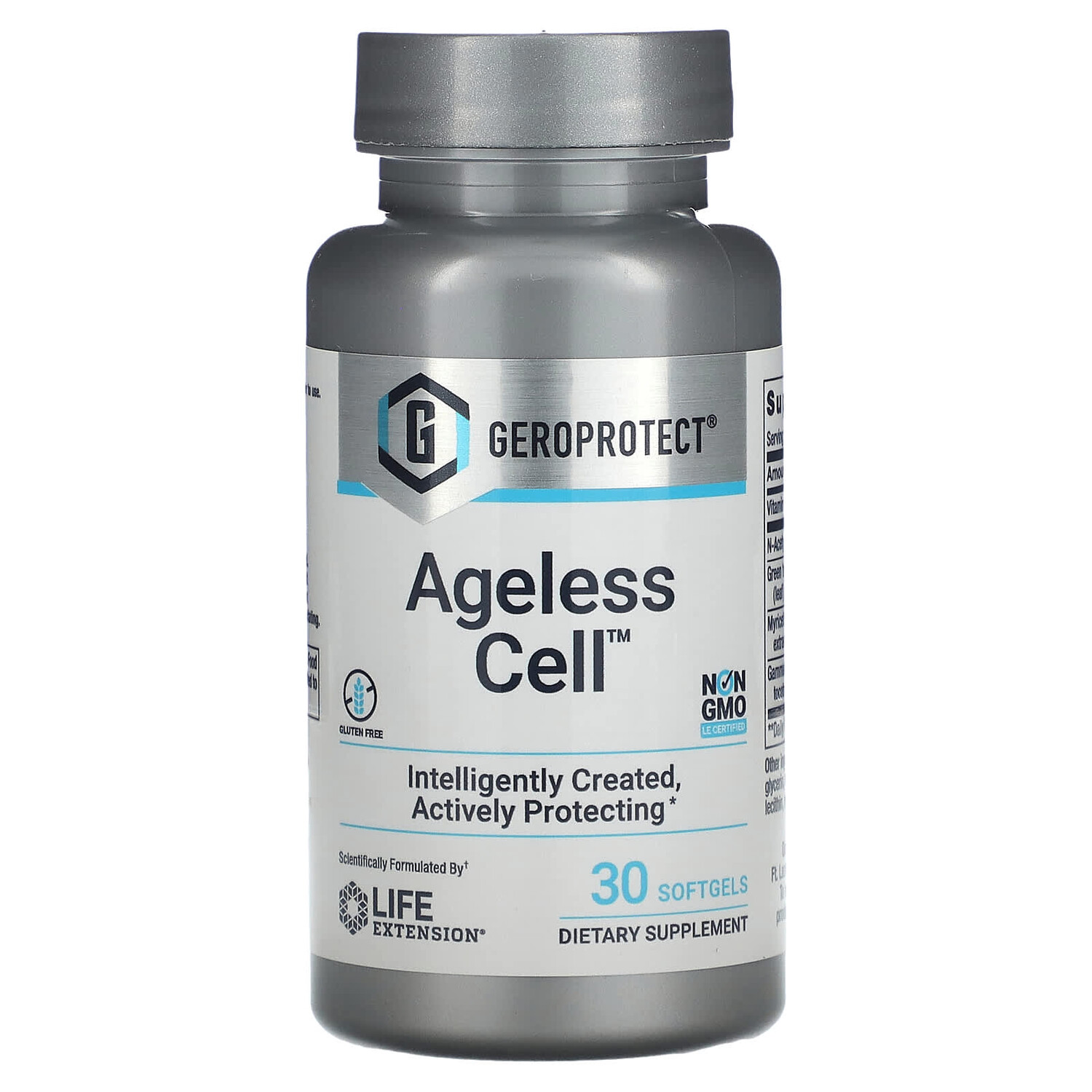 GEROPROTECT Ageless Cell, средство против старения клеточной системы, 30 капсул, Life Extension
GEROPROTECT Ageless Cell, средство против старения клеточной системы, 30 капсул, Life Extension
