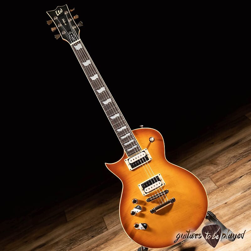 Электрогитара ESP LTD Deluxe EC-1000T LH Left-Handed Flame Top Guitar – Honey Burst Satin
Электрогитара ESP LTD Deluxe EC-1000T LH Left-Handed Flame Top Guitar – Honey Burst Satin