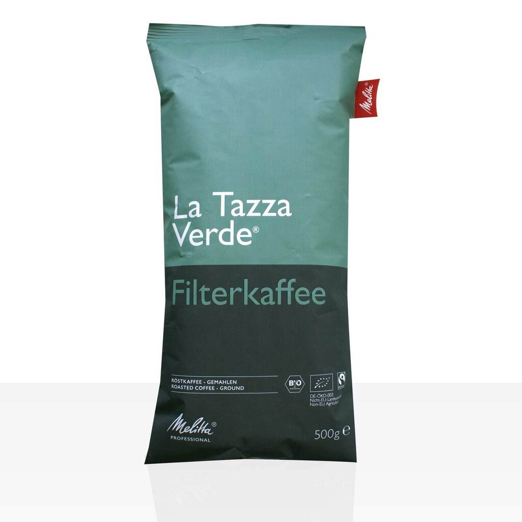Melitta La Tazza Verde Roasted CoffeeFairtrade - 500г молотый кофе, фильтрованный кофе
Melitta La Tazza Verde Roasted CoffeeFairtrade - 500г молотый кофе, фильтрованный кофе