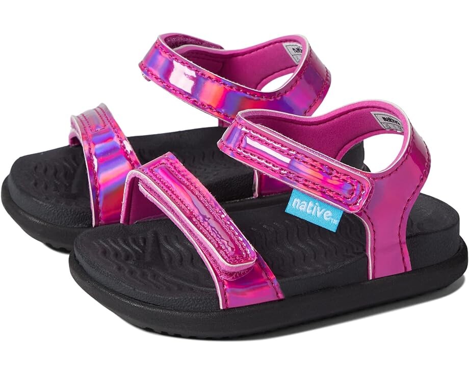 Сандалии Native Shoes Charley Hologram, цвет Samba Pink Hologram/Jiffy Black/Jiffy Black
Сандалии Native Shoes Charley Hologram, цвет Samba Pink Hologram/Jiffy Black/Jiffy Black