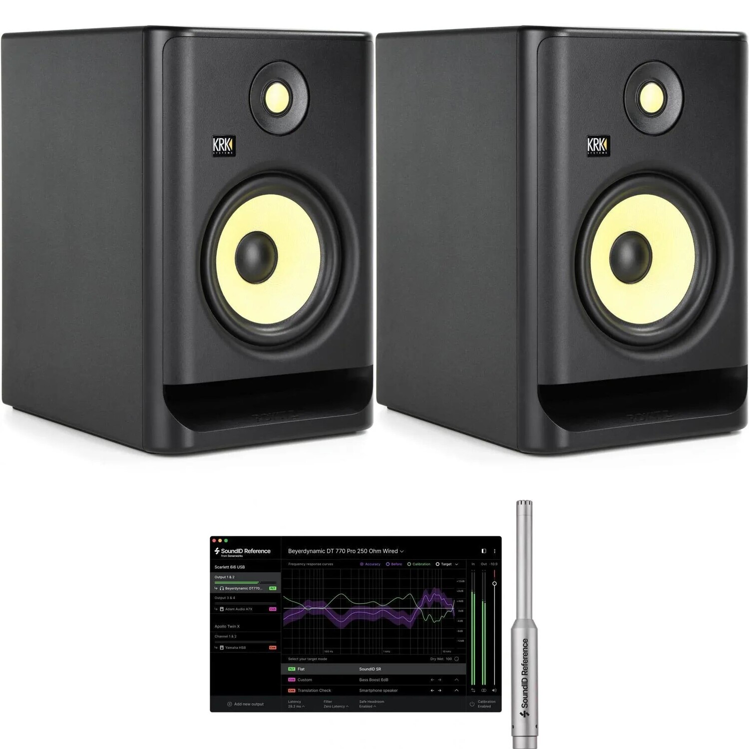 KRK ROKIT 7 G4 7-дюймовый активный студийный монитор и комплект программного обеспечения для калибровки
KRK ROKIT 7 G4 7-дюймовый активный студийный монитор и комплект программного обеспечения для калибровки