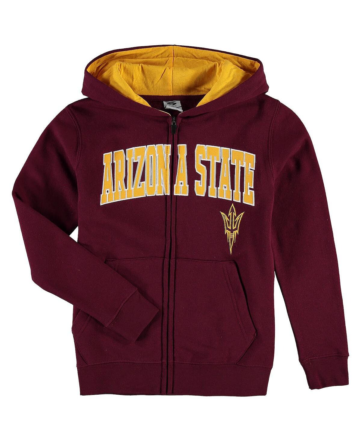 Толстовка на молнии во всю длину с аппликацией и логотипом Big Boys Maroon Arizona State Sun Devils Stadium Athletic
Толстовка на молнии во всю длину с аппликацией и логотипом Big Boys Maroon Arizona State Sun Devils Stadium Athletic