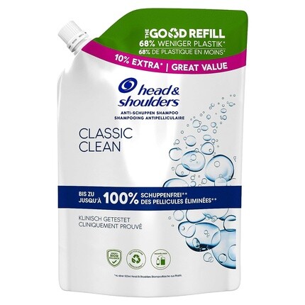 Шампунь против перхоти Classic Clean 550 мл - до 100% защита от перхоти Уход за волосами Уход за кожей головы Ощущение свежести, Head & Shoulders
Шампунь против перхоти Classic Clean 550 мл - до 100% защита от перхоти Уход за волосами Уход за кожей головы Ощущение свежести, Head & Shoulders