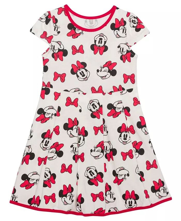 Платье с короткими рукавами и бантом Happy Minnie для маленьких девочек Disney, мультиколор
Платье с короткими рукавами и бантом Happy Minnie для маленьких девочек Disney, мультиколор
