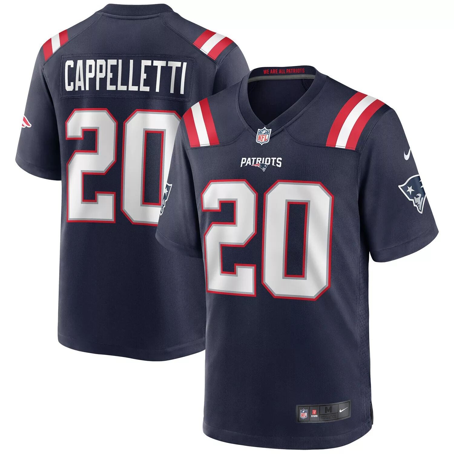 Мужская футболка темно-синего цвета Gino Cappelletti New England Patriots Game Retired Player Nike, Синий
Мужская футболка темно-синего цвета Gino Cappelletti New England Patriots Game Retired Player Nike, Синий