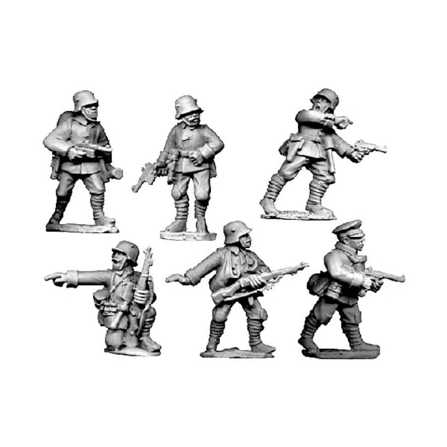 Немецкие офицеры и унтер-офицеры, Great War Miniatures - The Western Front 1914-18, Germany (28mm)
Немецкие офицеры и унтер-офицеры, Great War Miniatures - The Western Front 1914-18, Germany (28mm)