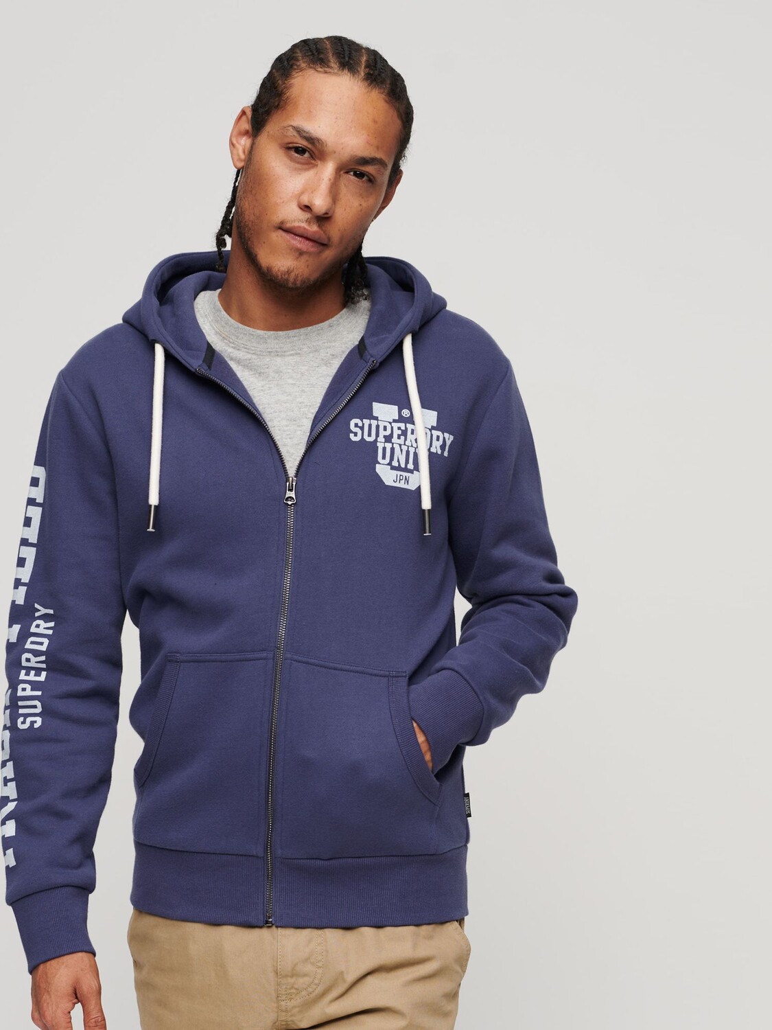 Толстовка на молнии с графическим принтом Ateltic College Superdry, пограничный синий
Толстовка на молнии с графическим принтом Ateltic College Superdry, пограничный синий