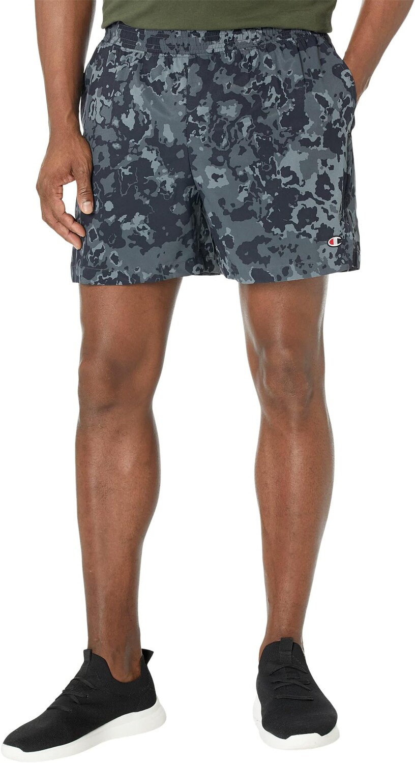 Спортивные шорты с принтом и подкладкой шириной 5 дюймов Champion, цвет Crater Camo Black
Спортивные шорты с принтом и подкладкой шириной 5 дюймов Champion, цвет Crater Camo Black