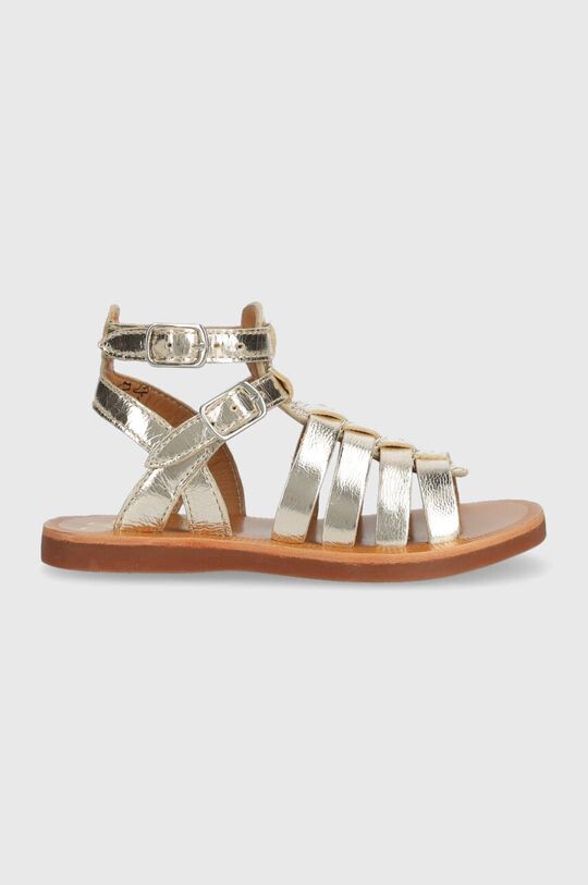 Детские кожаные сандалии Pom D'api, серебро
Детские кожаные сандалии Pom D'api, серебро