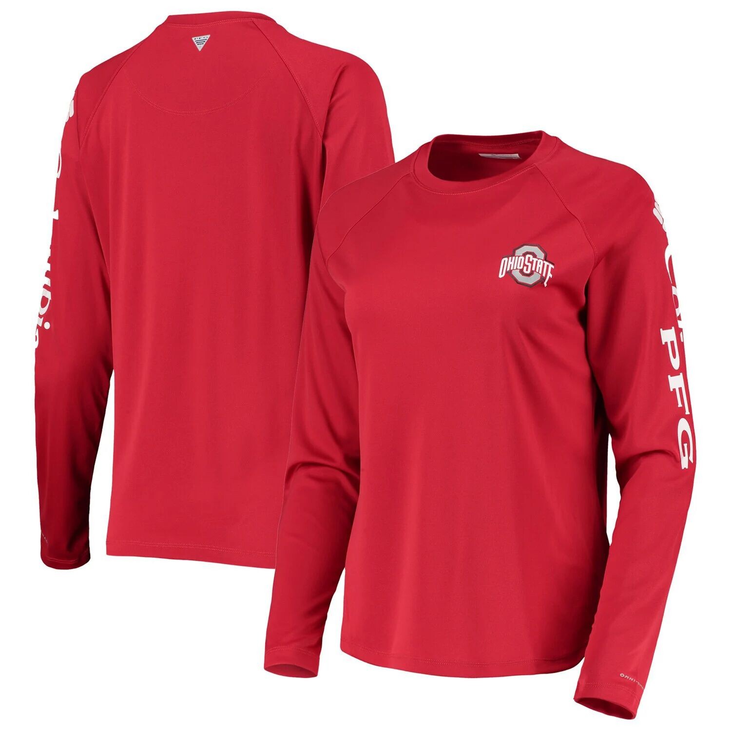 Женская футболка Columbia Scarlet Ohio State Buckeyes PFG Tidal с длинными рукавами
Женская футболка Columbia Scarlet Ohio State Buckeyes PFG Tidal с длинными рукавами