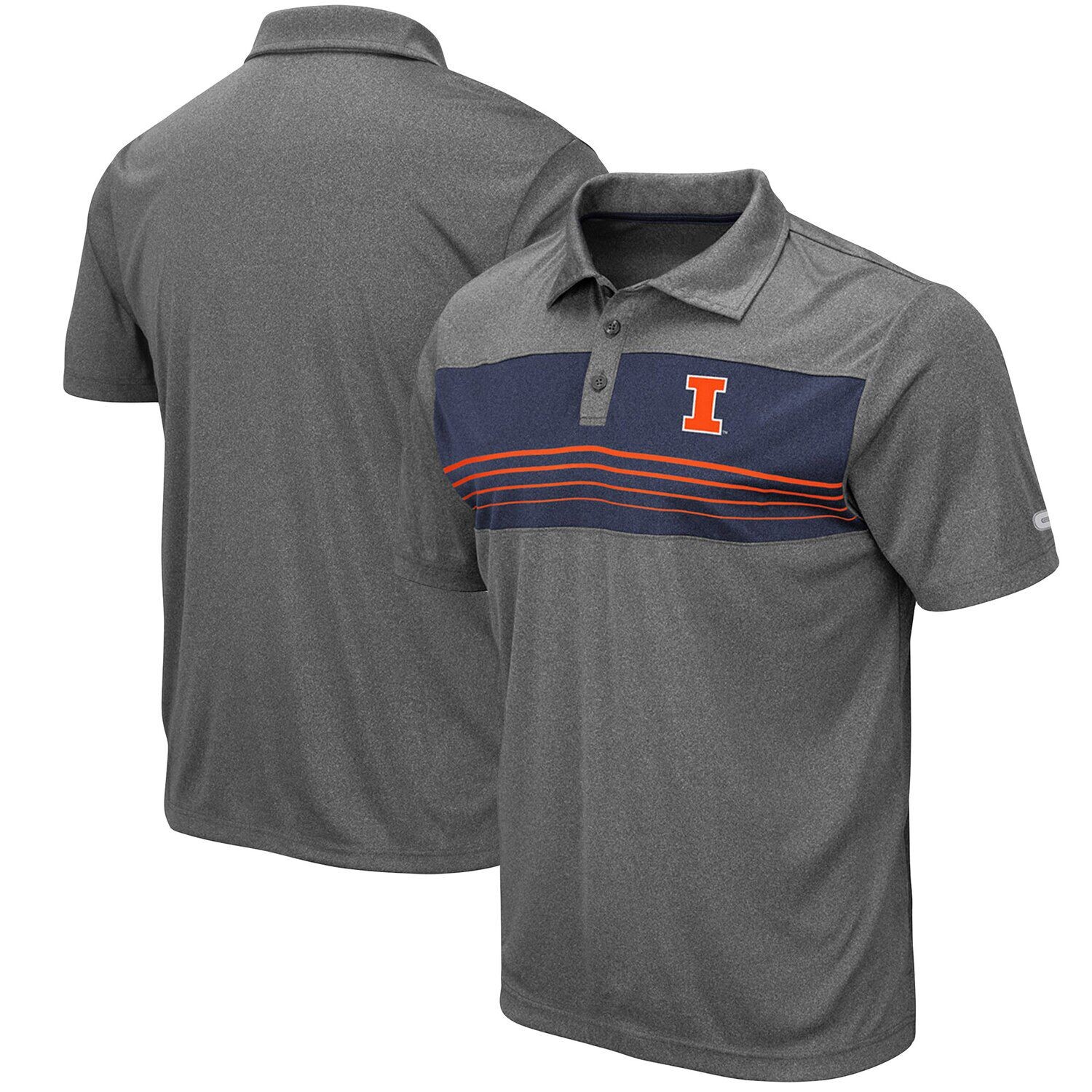 Мужская футболка-поло с мелованным углем Illinois Fighting Illini Smithers Colosseum
Мужская футболка-поло с мелованным углем Illinois Fighting Illini Smithers Colosseum