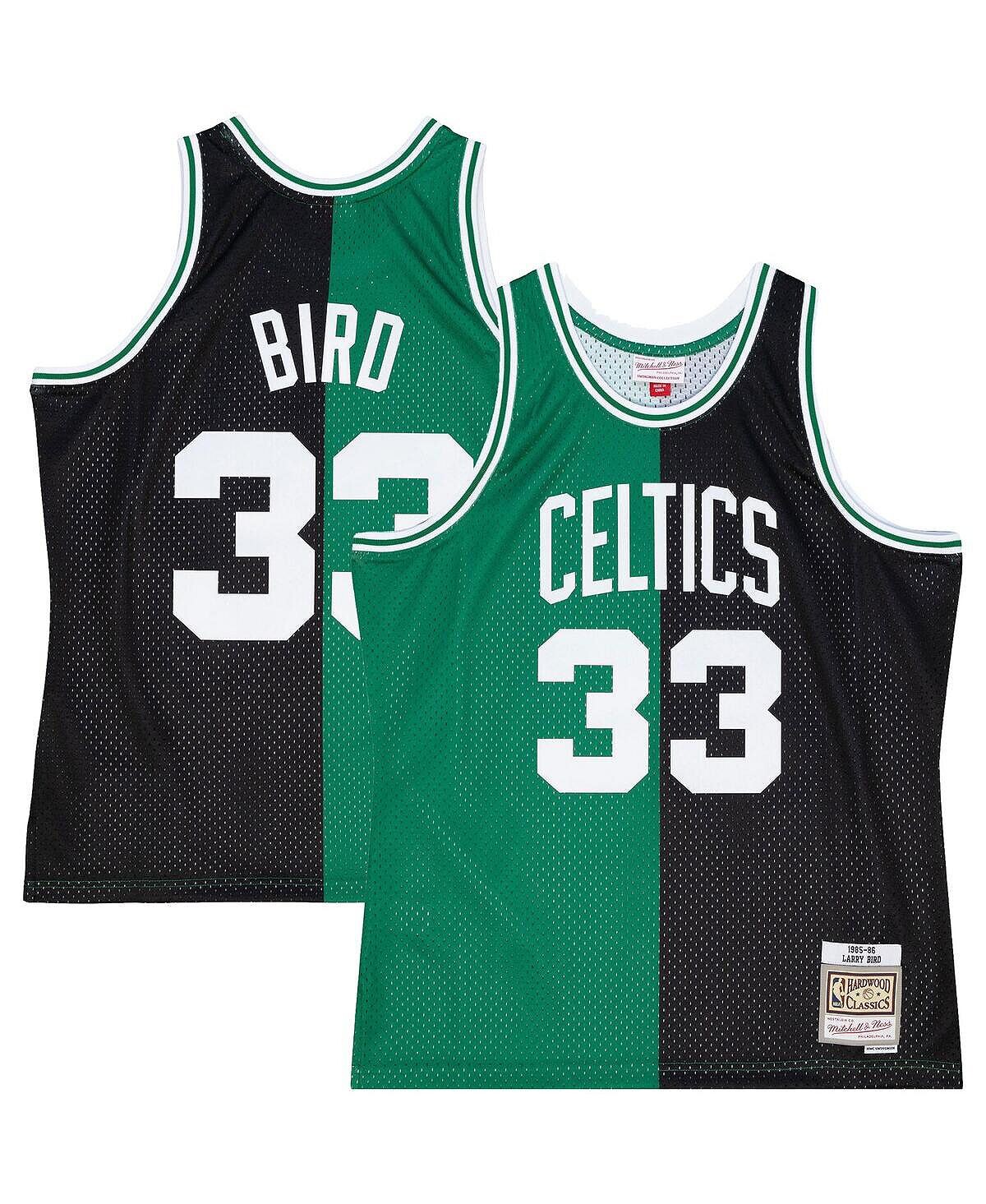 Мужская футболка Larry Bird Black, Kelly Green Boston Celtics Hardwood Classics 1985-86 Split Swingman Mitchell & Ness
Мужская футболка Larry Bird Black, Kelly Green Boston Celtics Hardwood Classics 1985-86 Split Swingman Mitchell & Ness
